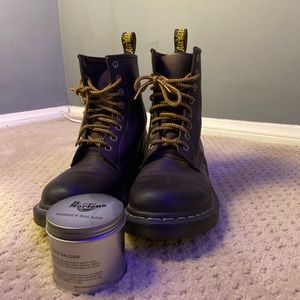 Brown Dr. Marten boots